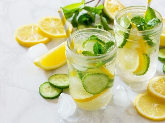 Lemon Cucumber Detox Water